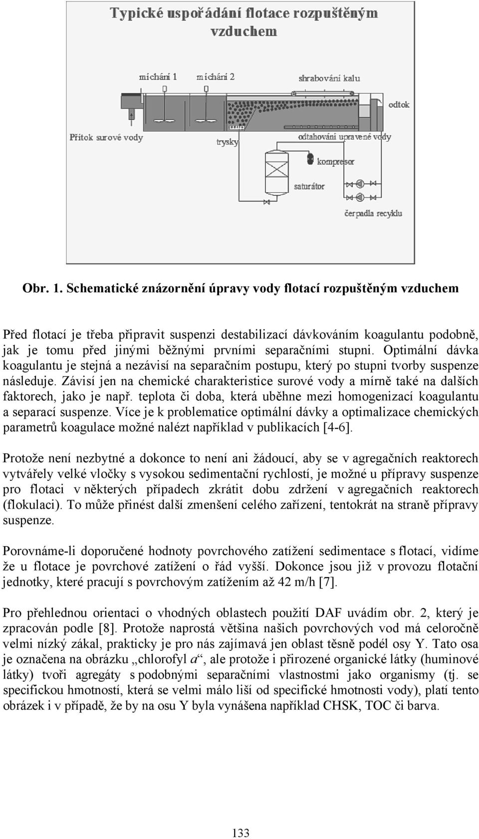 separačními stupni. Optimální dávka koagulantu je stejná a nezávisí na separačním postupu, který po stupni tvorby suspenze následuje.