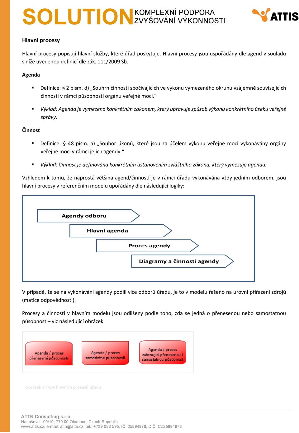 Výklad: Agenda je vymezena konkrétním zákonem, který upravuje způsob výkonu konkrétního úseku veřejné správy. Definice: 48 písm.