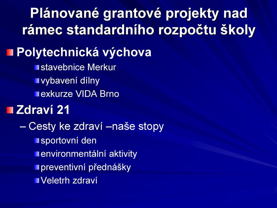 exkurze VIDA Brno Zdraví 21 Cesty ke zdraví naše stopy