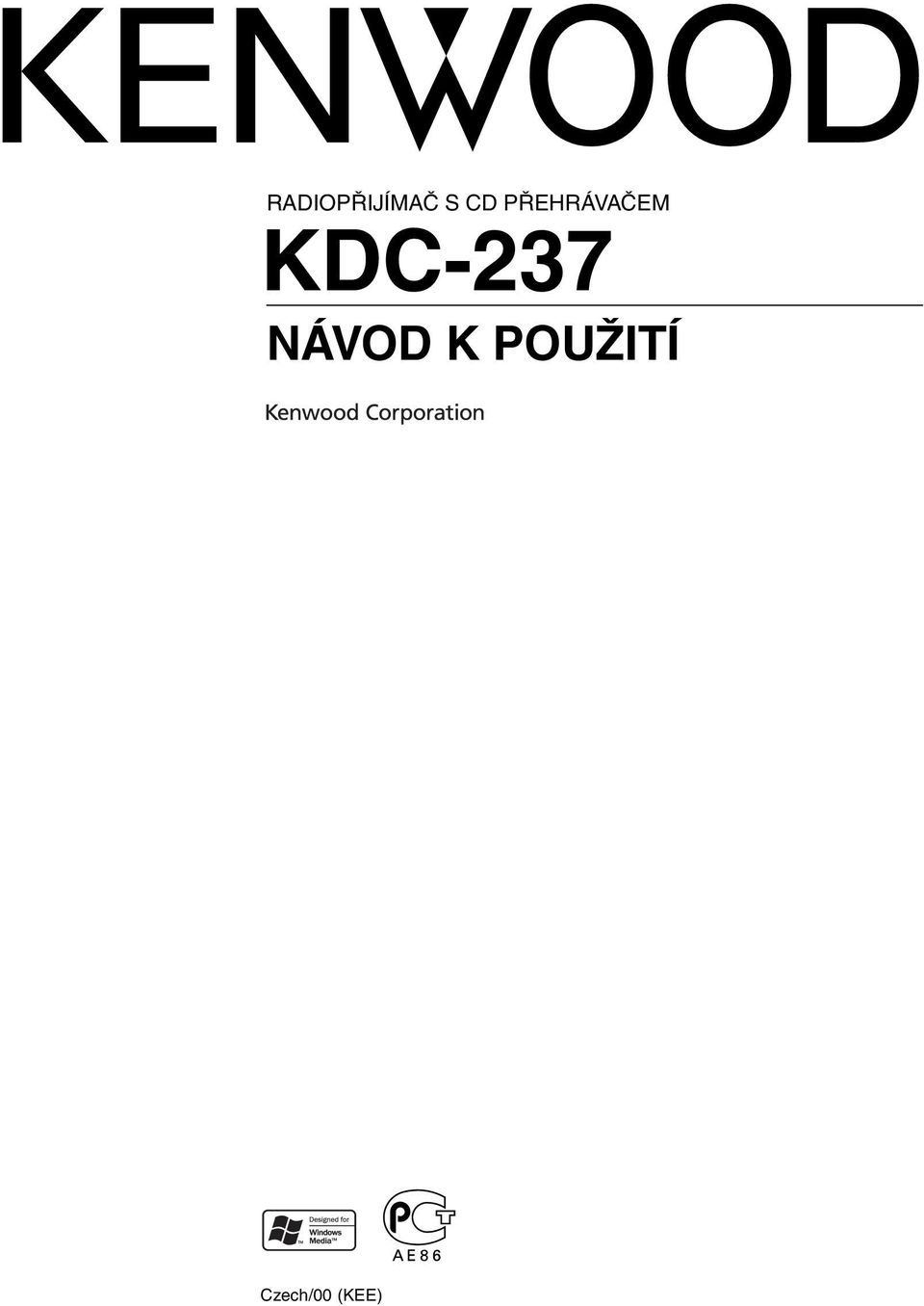 KDC-237 NÁVOD K