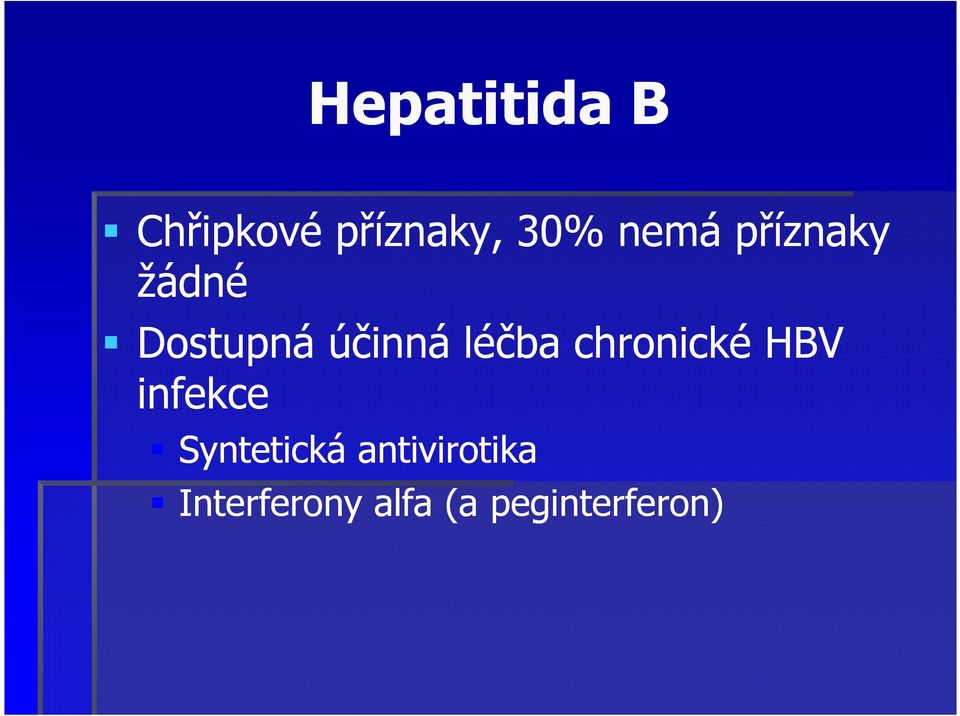 léčba chronické HBV infekce Syntetická