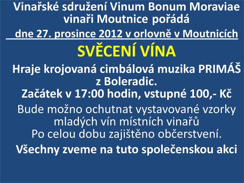 PRIMÁŠ z Boleradic.