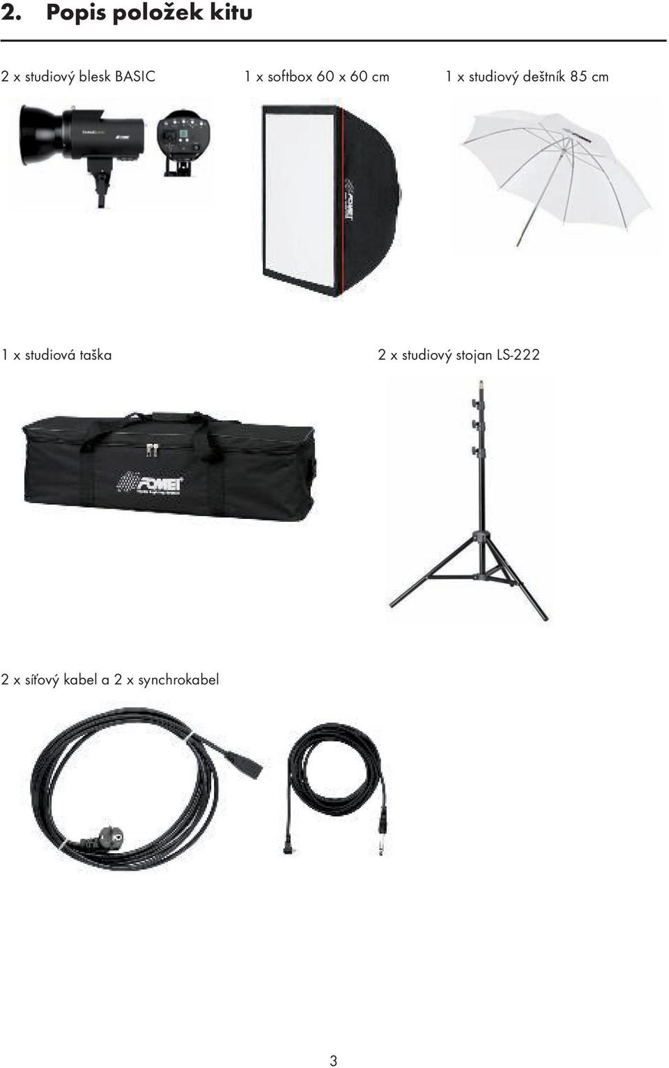 Basic - 200/400, studiový kit - PDF Stažení zdarma