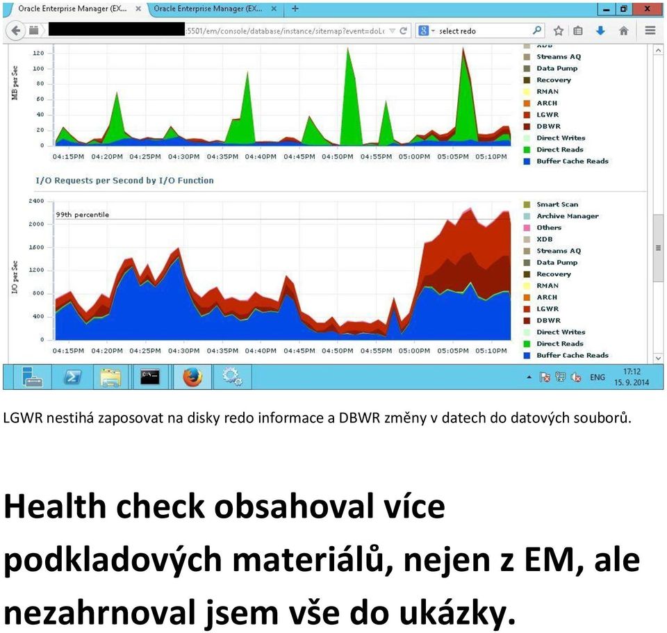 Health check obsahoval více podkladových