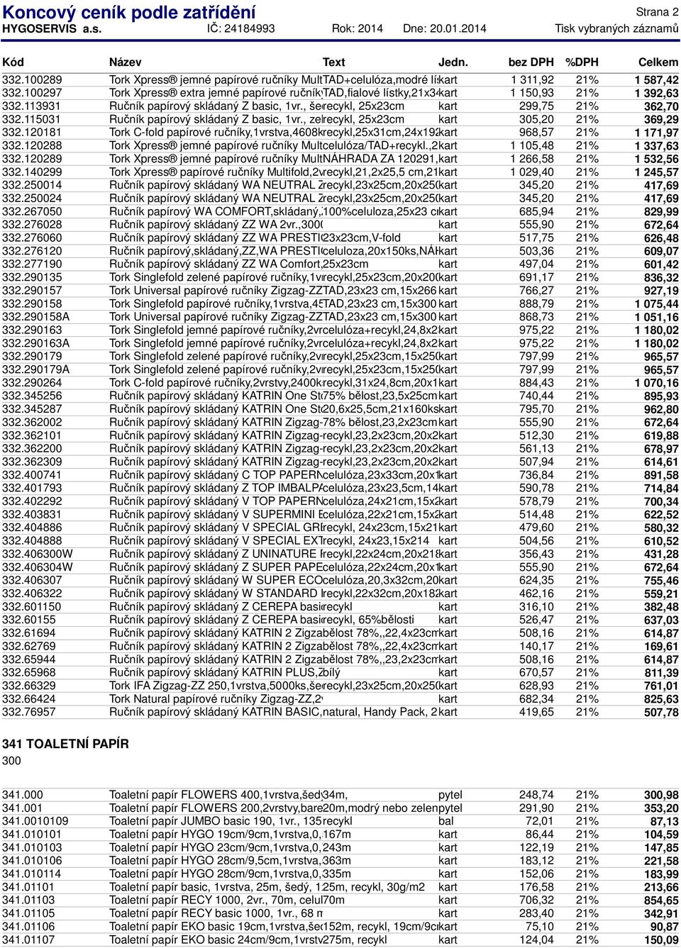 100297 Tork Xpress extra jemné papírové ručníky TAD,fialové Multifold,2vrstvy,2100ks,bílá lístky,21x34 kart cm,21x100 ks,systém 1 150,93 H2 21% 1 392,63 332.