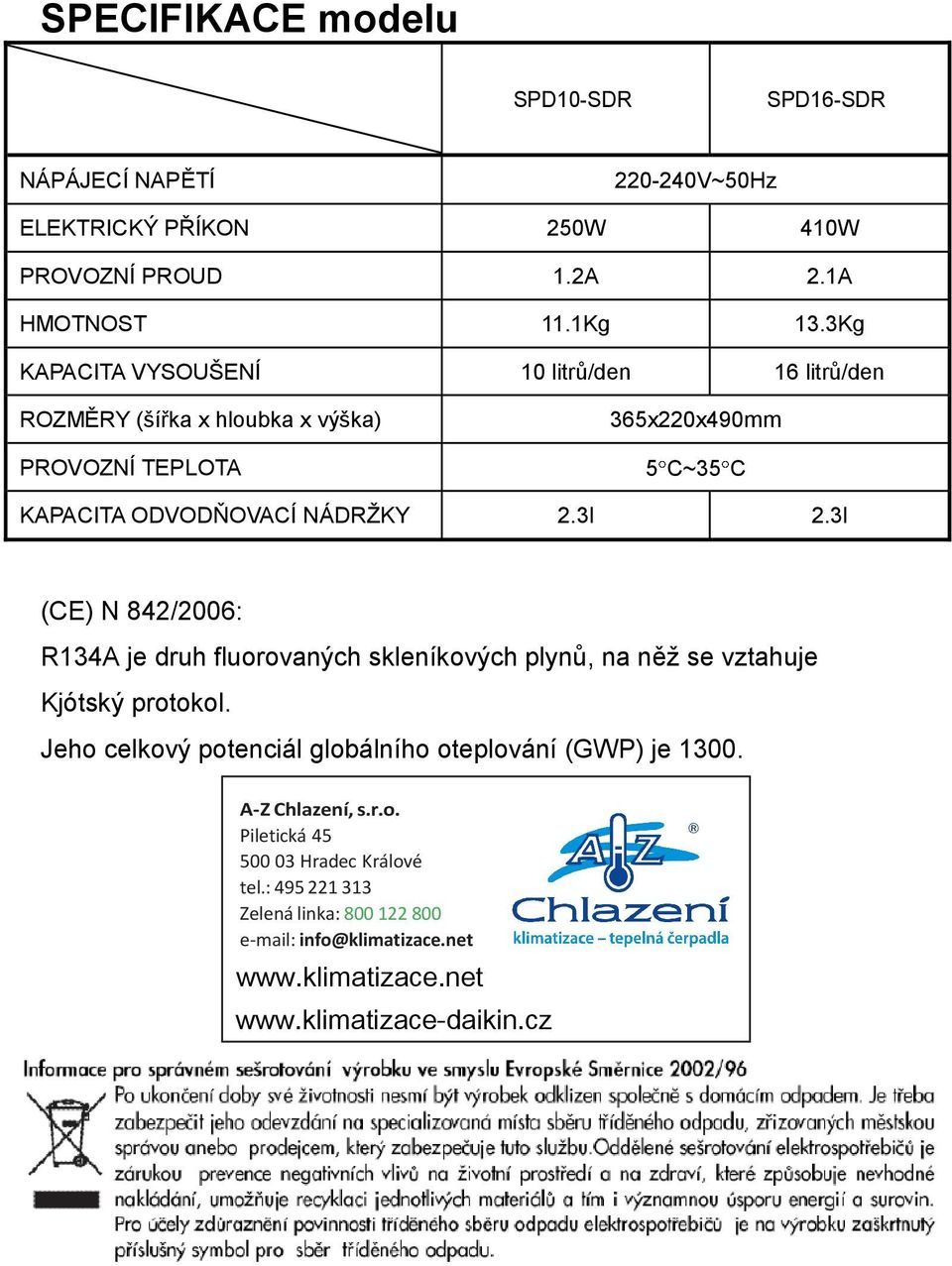 3l (CE) N 842/2006: R134A je druh fluorovaných skleníkových plynů, na něž se vztahuje Kjótský protokol.