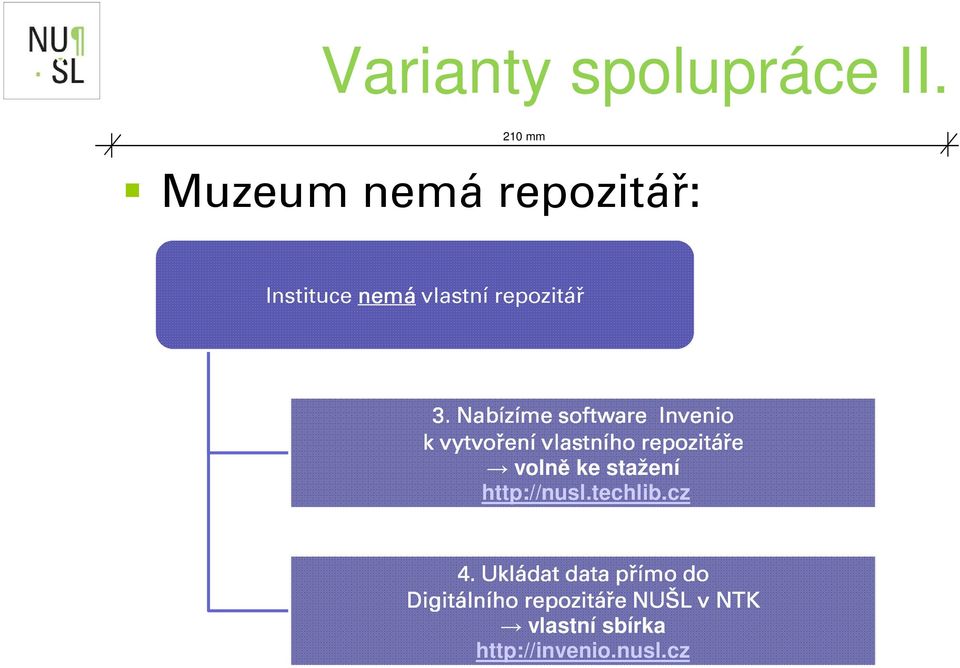 Nabízíme software Invenio k vytvoření vlastního repozitáře volně ke