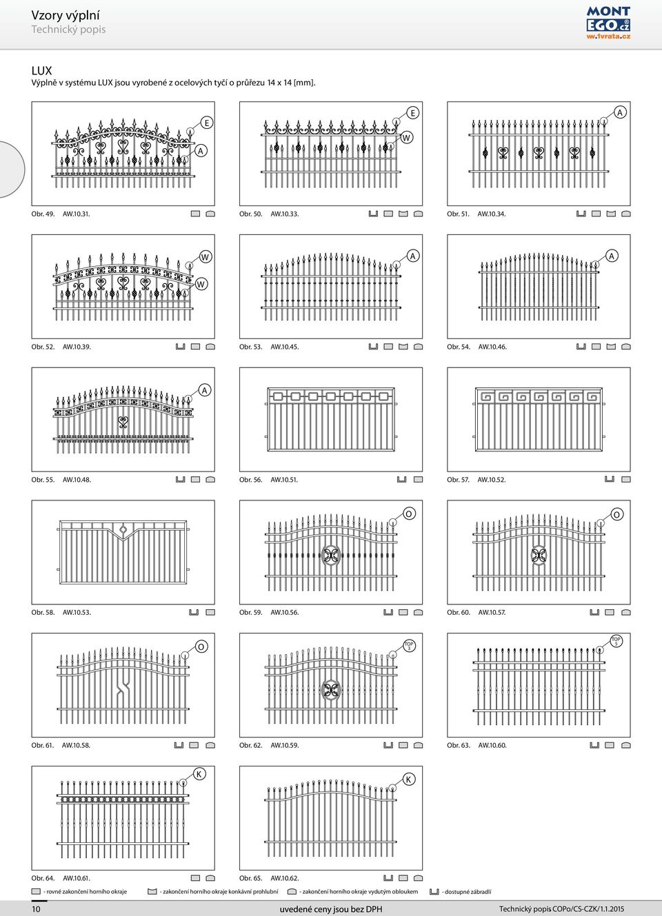 AW.10.56. Obr. 60. AW.10.57. O TOP 3 TOP 5 Obr. 61. AW.10.58. Obr. 62.