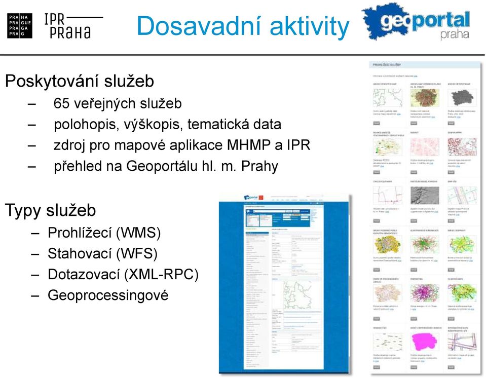 MHMP a IPR přehled na Geoportálu hl. m.