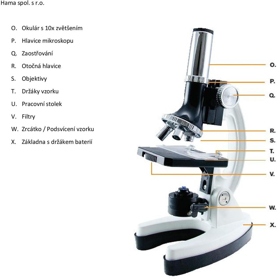 Hama spol. s r.o. Mikroskop KIT. 28dílná sada. Vše co pro začátek  potřebujete pro vstup do mikrosvěta. Model # Celestron UŽIVATELSKÁ PŘÍRUČKA  - PDF Stažení zdarma