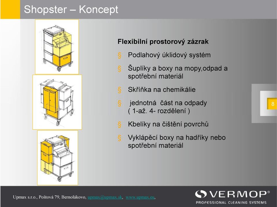 chemikálie jednotná část na odpady ( 1-až.