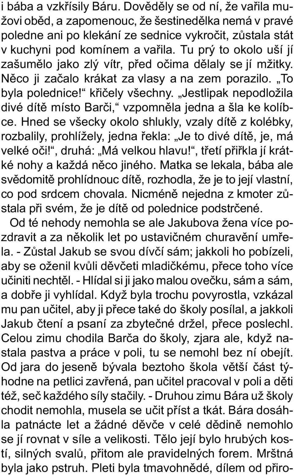 Božena Nìmcová: DIVÁ BÁRA - PDF Stažení zdarma