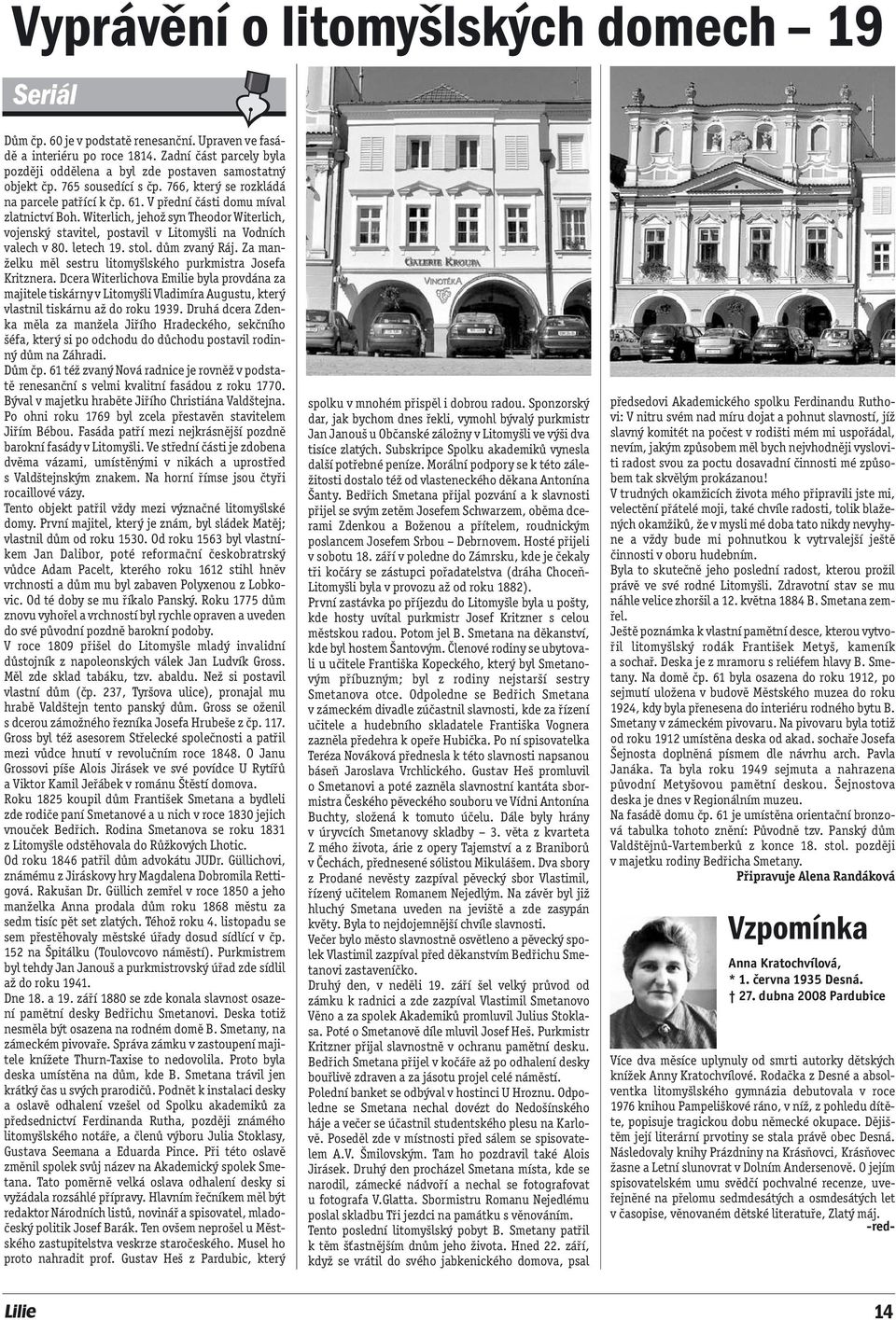 Litomyšl hostila dvě desítky velvyslanců - PDF Stažení zdarma