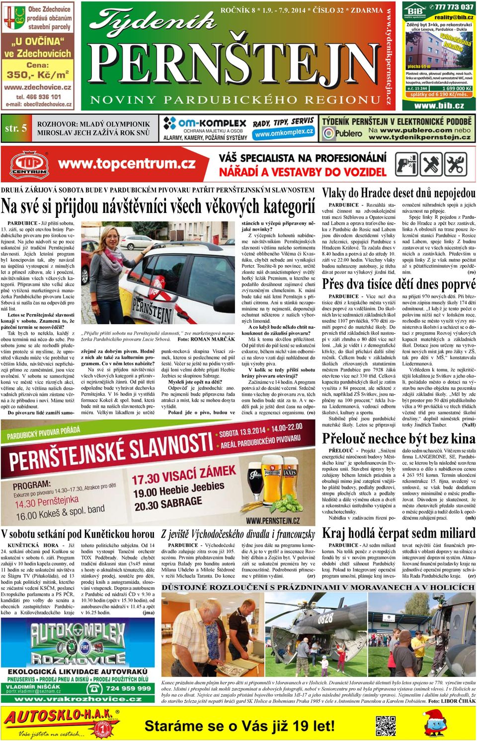 sobotu setkání pod Kunětickou horou KUNĚTICKÁ HORA - Již 24. setkání občanů pod Kuňkou se uskuteční v sobotu 6. září.