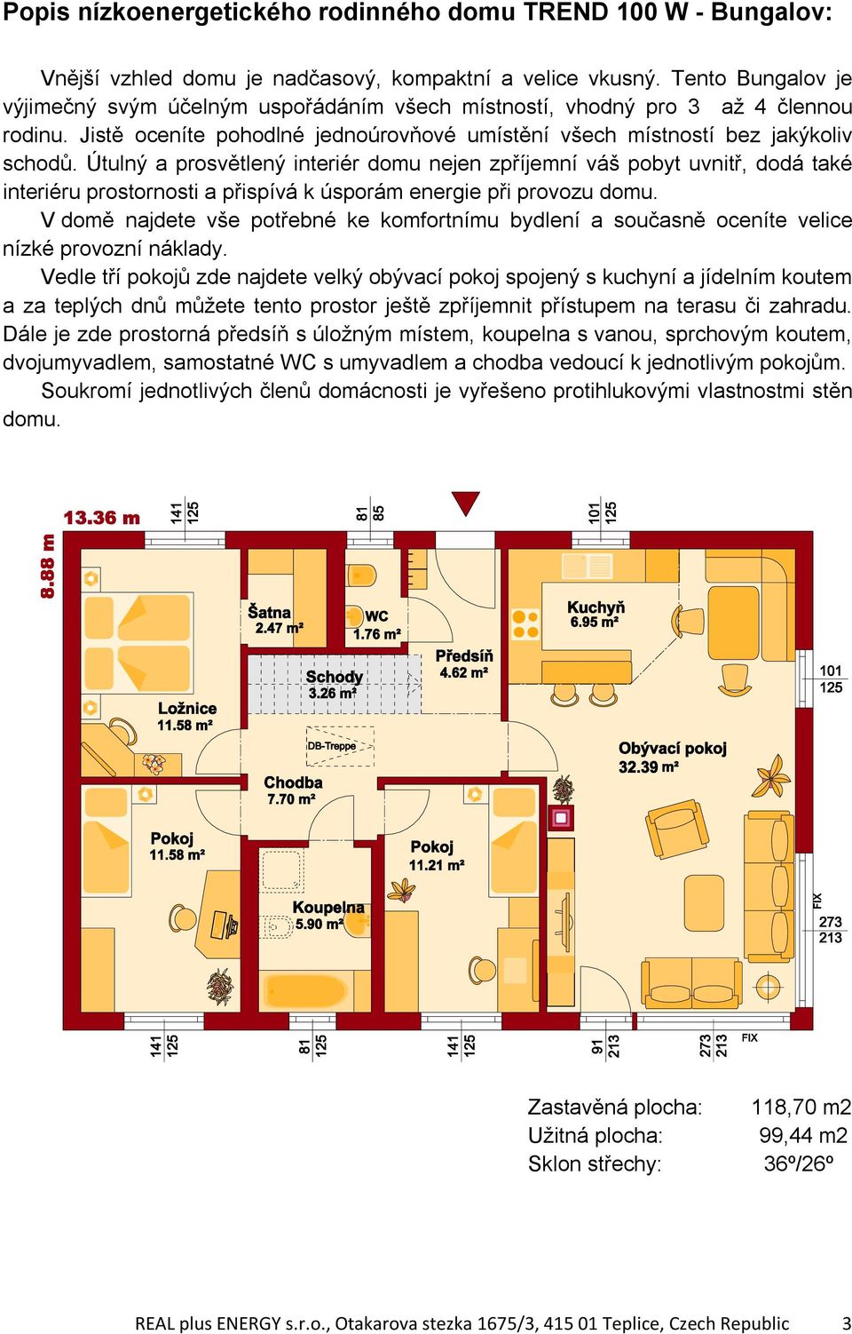 Útulný a prosvětlený interiér domu nejen zpříjemní váš pobyt uvnitř, dodá také interiéru prostornosti a přispívá k úsporám energie při provozu domu.