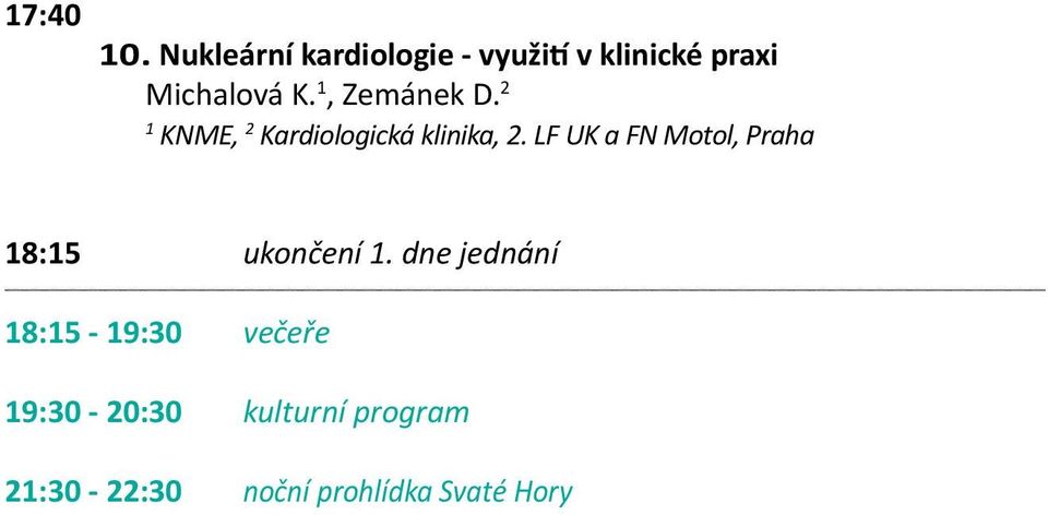 , Zemánek D. 2 KNME, 2 Kardiologická klinika, 2.