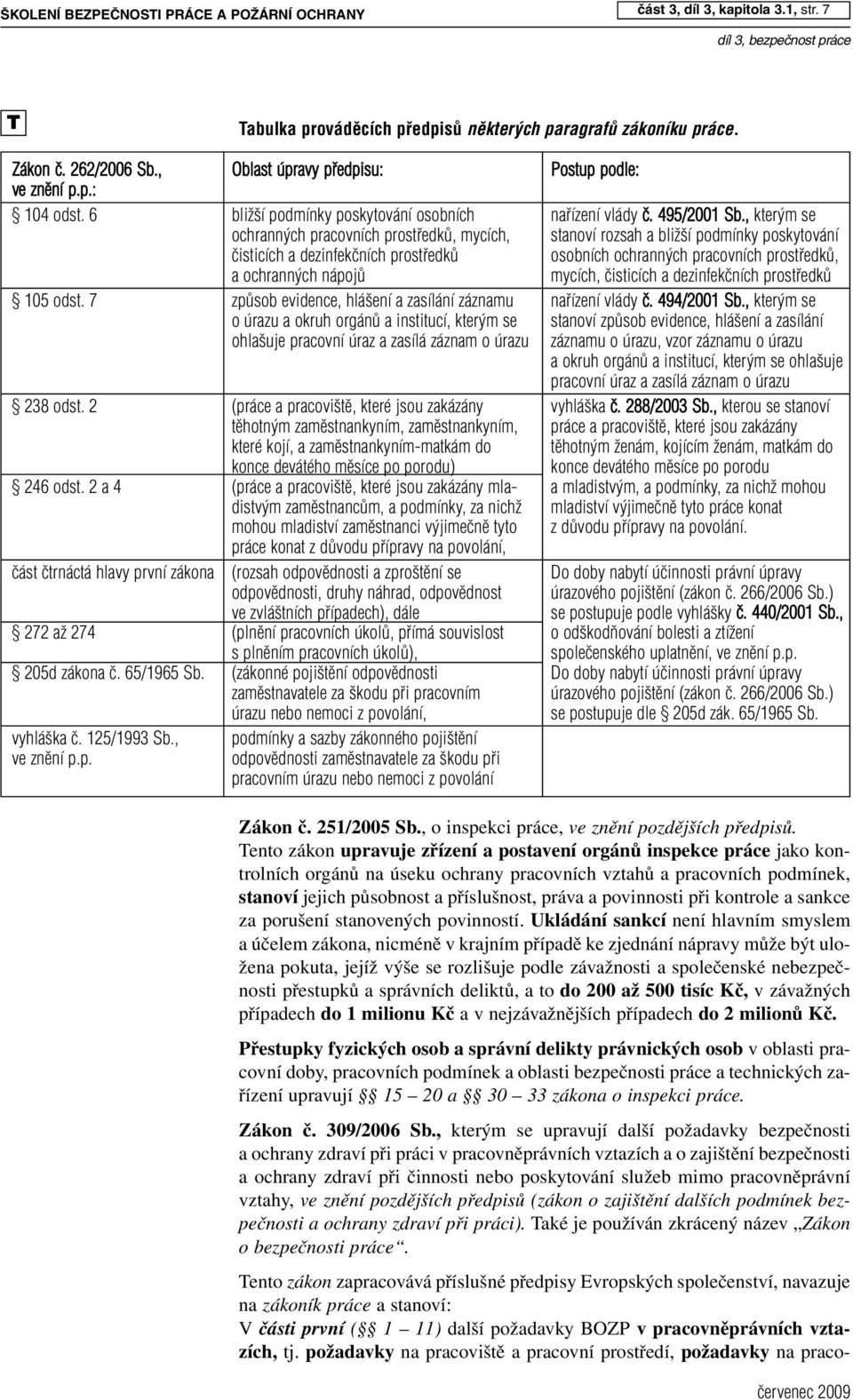 , kter m se ochrann ch pracovních prostfiedkû, mycích, stanoví rozsah a bliï í podmínky poskytování ãisticích a dezinfekãních prostfiedkû osobních ochrann ch pracovních prostfiedkû, a ochrann ch