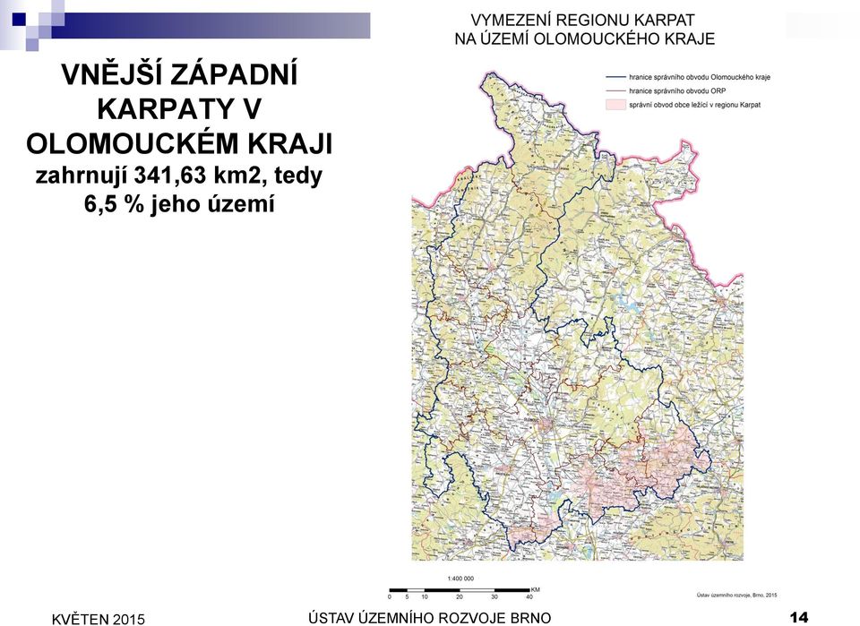 341,63 km2, tedy 6,5 % jeho