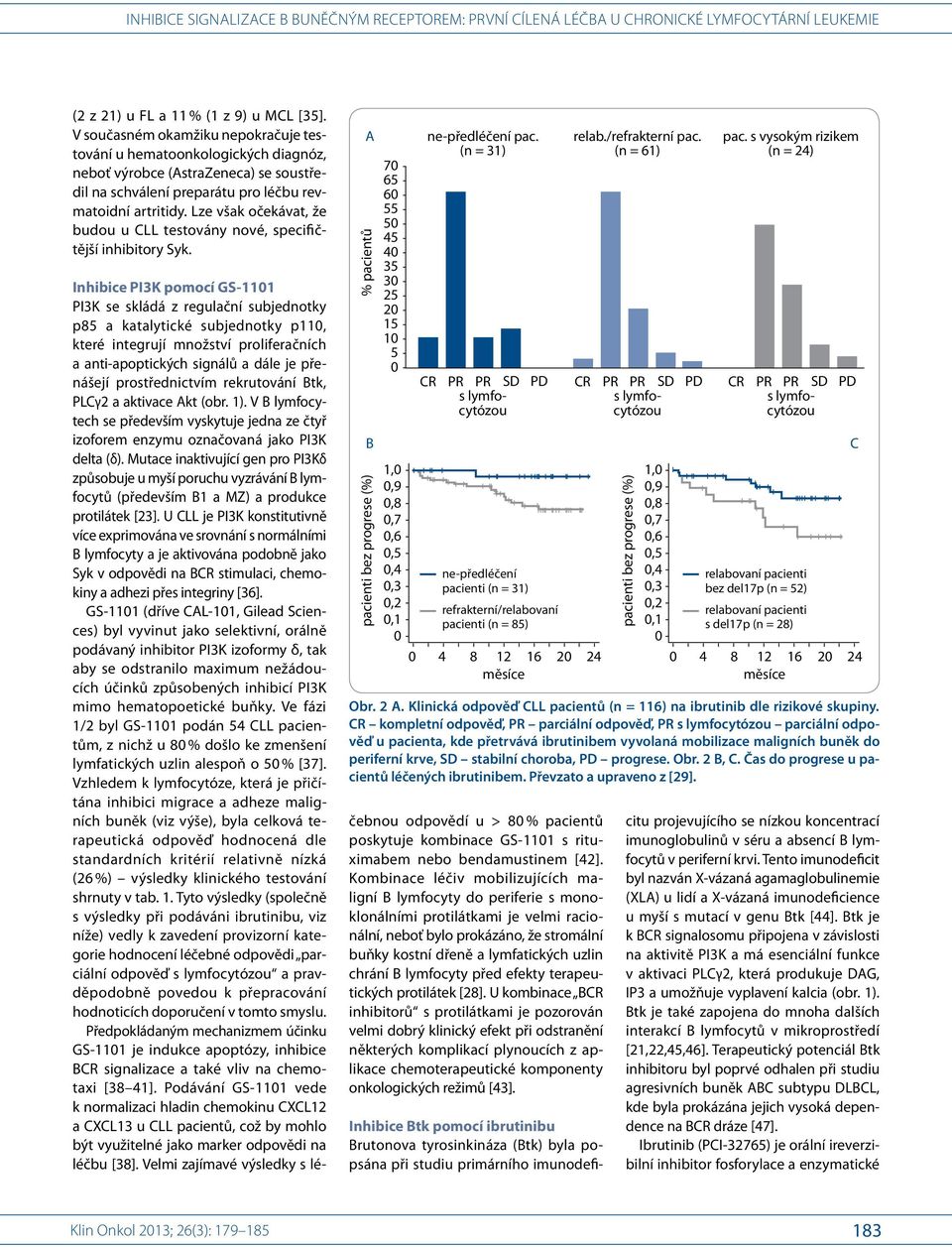 Lze však očekávat, že budou u CLL testovány nové, specifičtější inhibitory Syk.