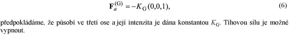 je dána konstantou K G.