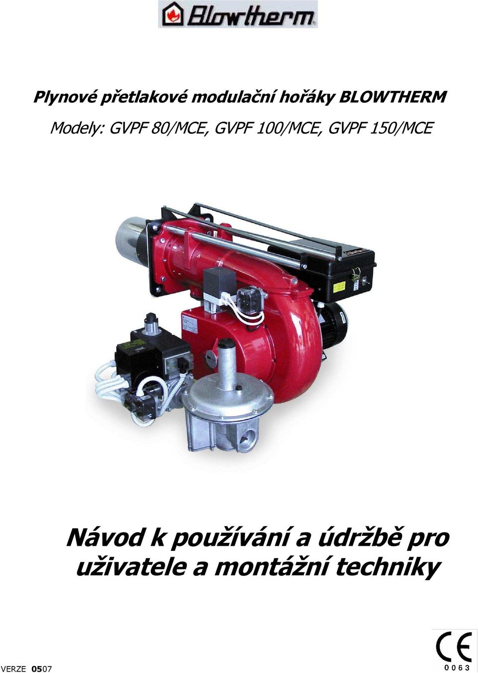 100/MCE, GVPF 150/MCE Návod k