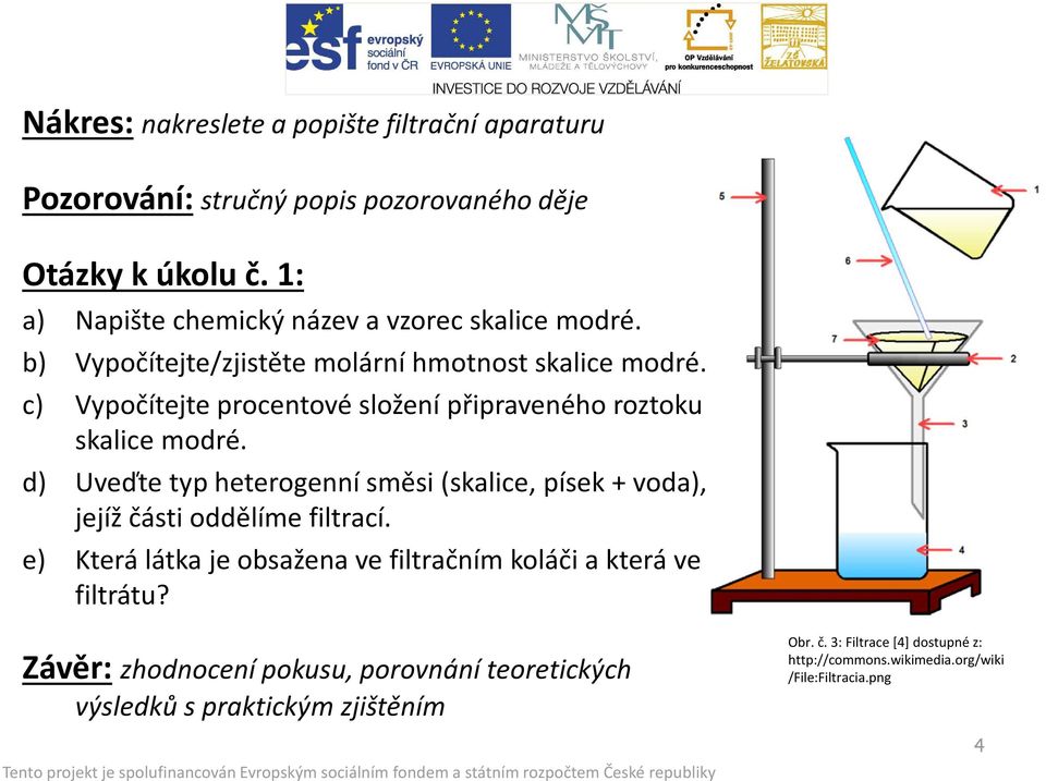 c) Vypočítejte procentové složení připraveného roztoku skalice modré.