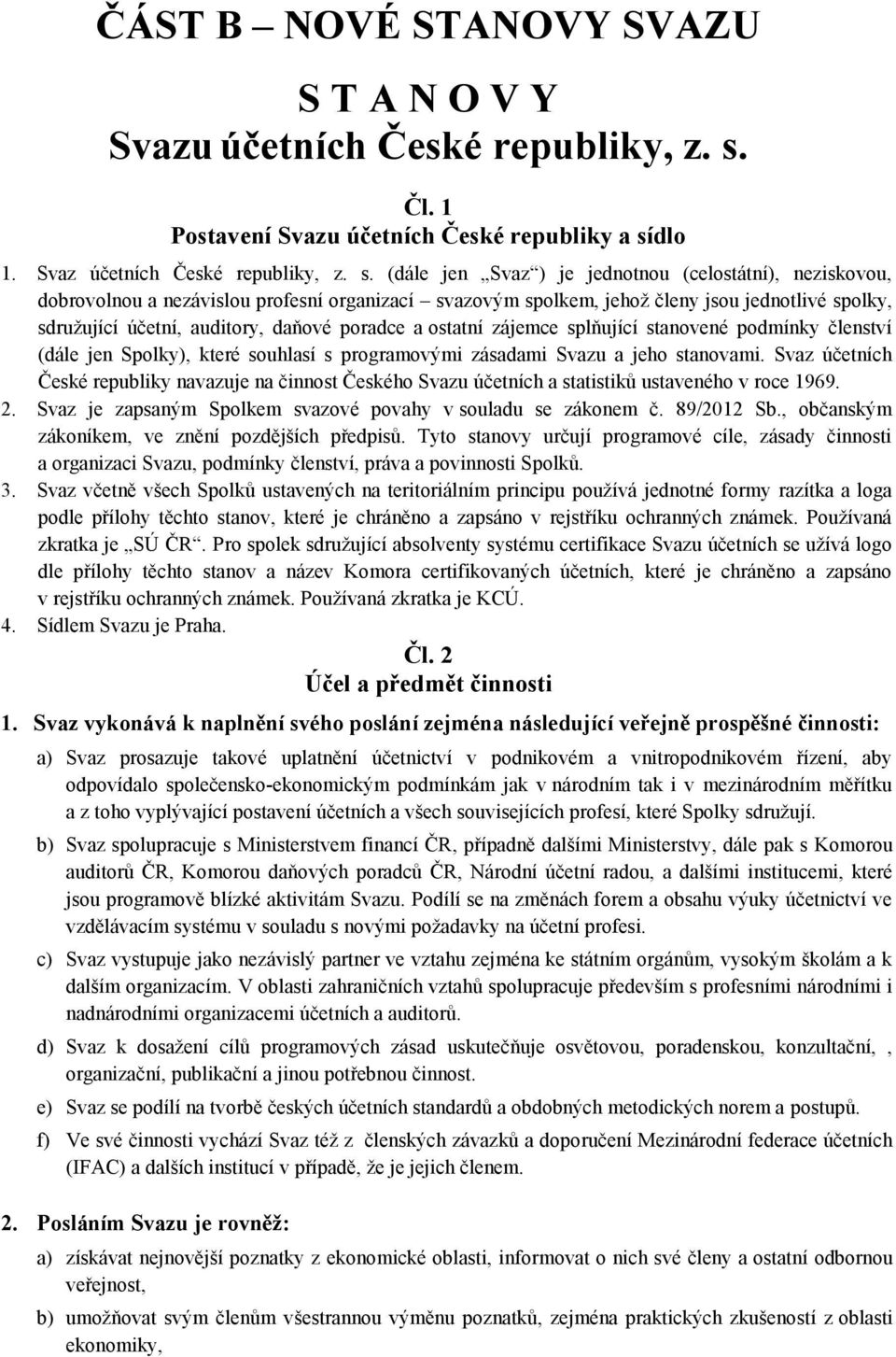 dlo 1. Svaz účetních České republiky, z. s.