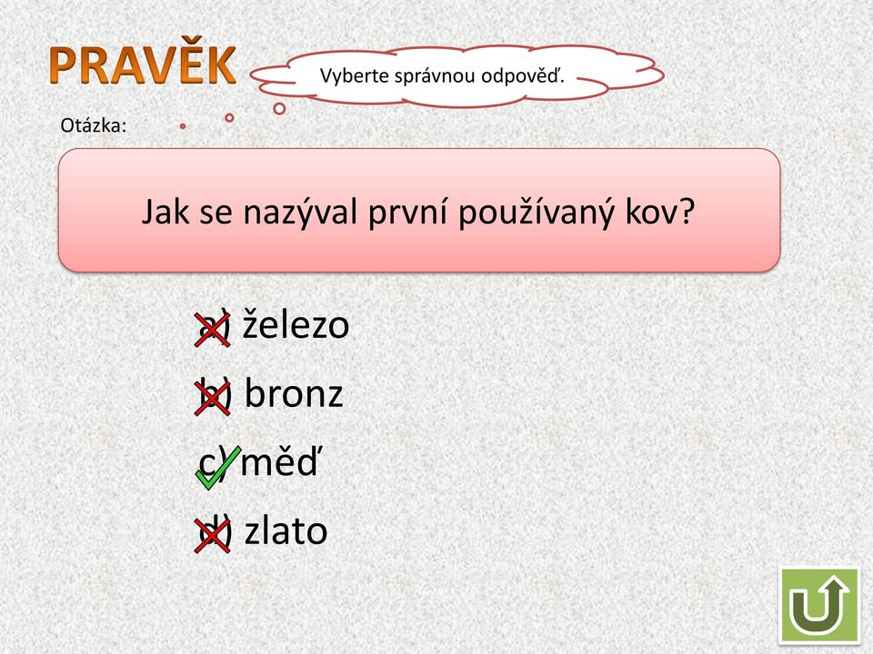 kov? a) železo b)