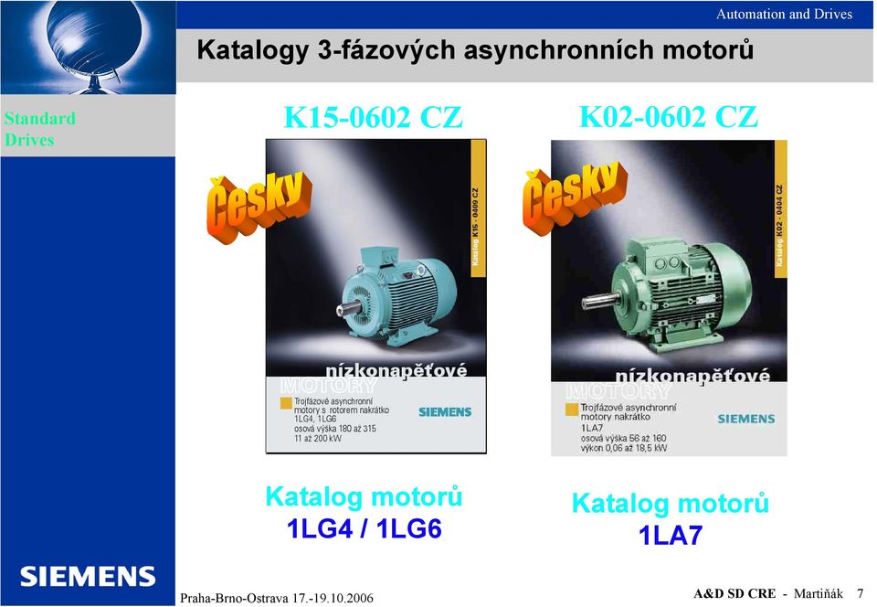 K02-0602 CZ Katalog motorů 1LG4 /