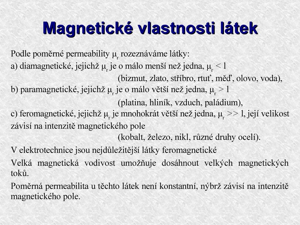 Magnetické pole. Magnetické pole je silové pole, které vzniká následkem  pohybu elektrických nábojů. - PDF Free Download