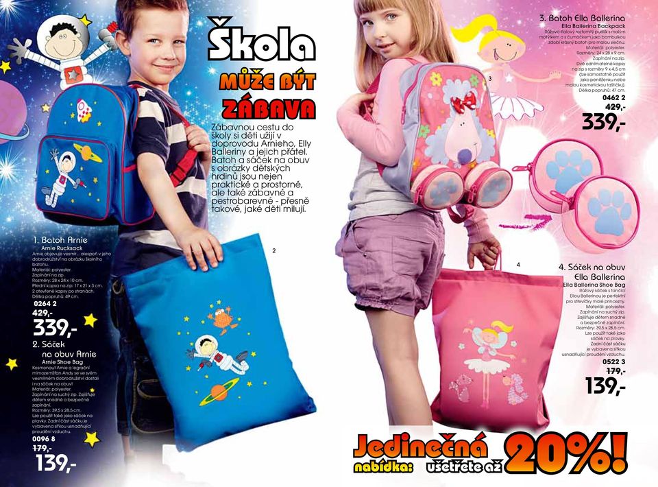 Batoh Backpack Růžovo-fialový roztomilý pudlík s malým motýlkem a s čumáčkem jako bambulkou zdobí krásný batoh pro malou slečnu. Rozměry: 4 x 8 x 9 cm.