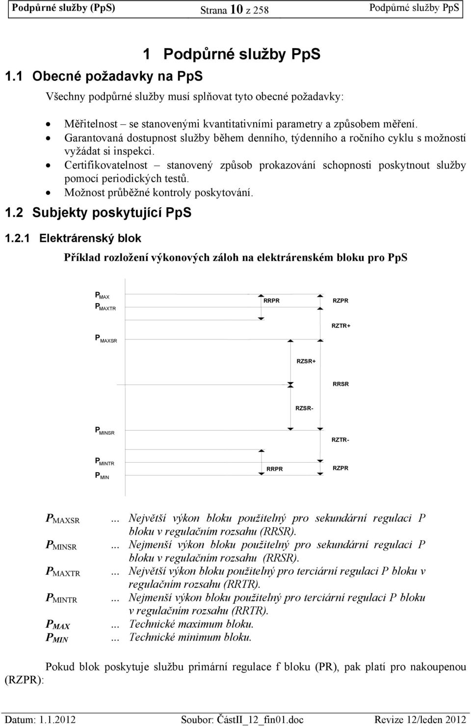 Garantovaná dostupnost služby během denního, týdenního a ročního cyklu s možností vyžádat si inspekci.