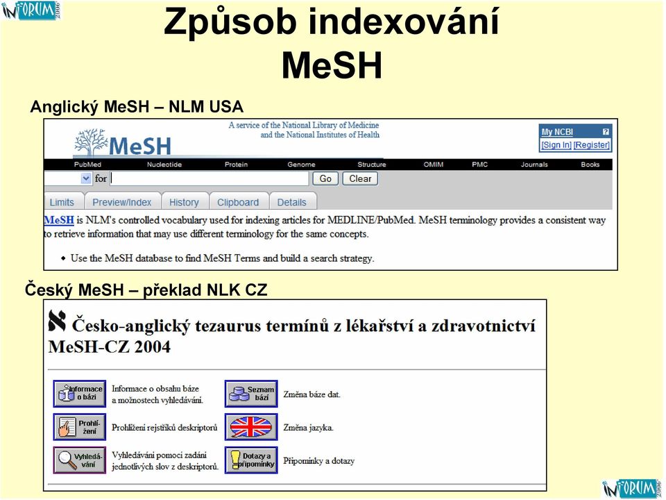 indexování MeSH