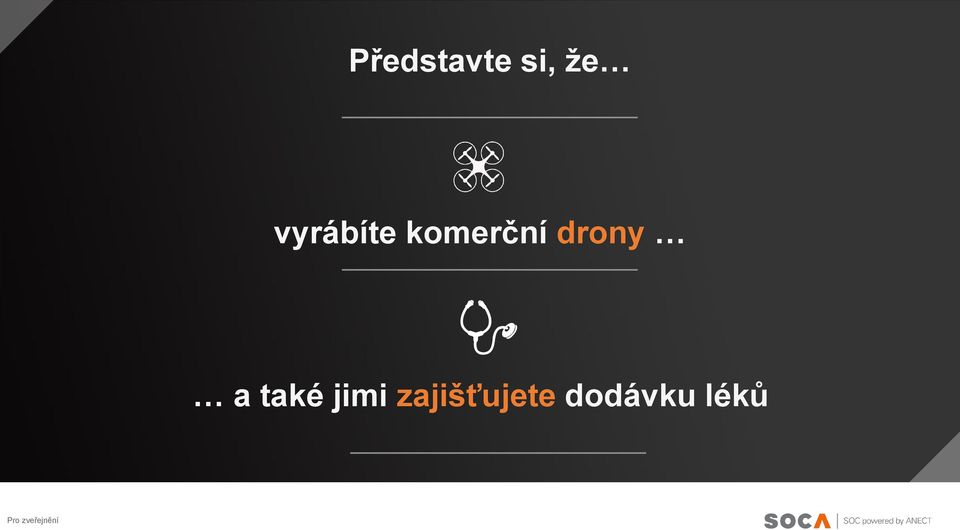 drony a také jimi