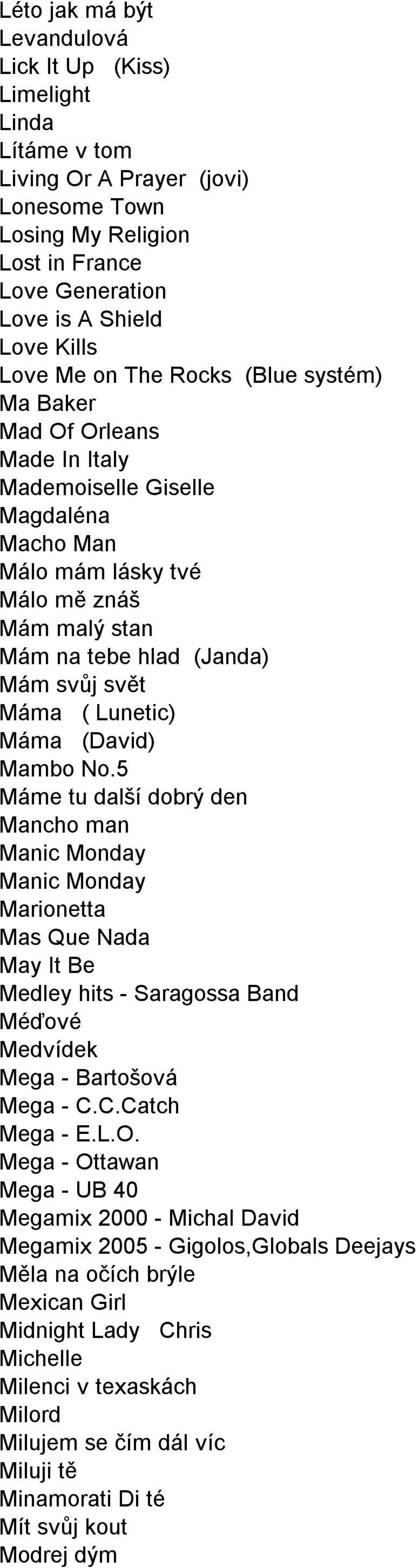 ( Lunetic) Máma (David) Mambo No.