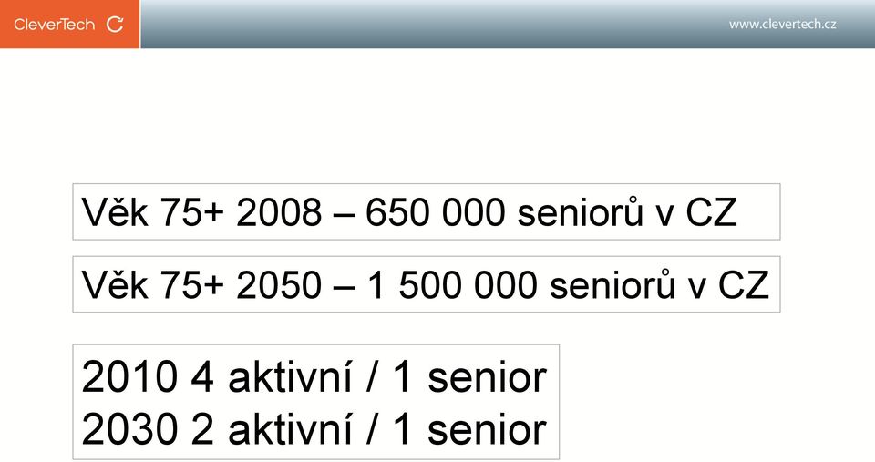 seniorů v CZ 2010 4 aktivní /