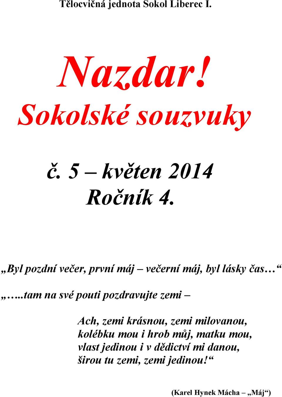 Nazdar! Sokolské souzvuky - PDF Free Download
