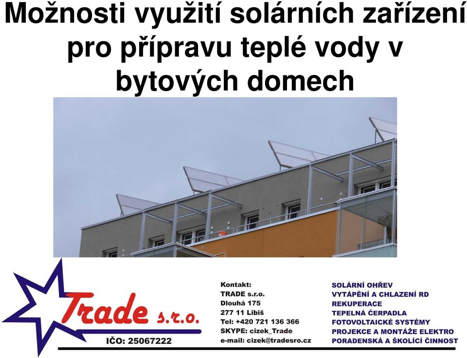 pro přípravu teplé