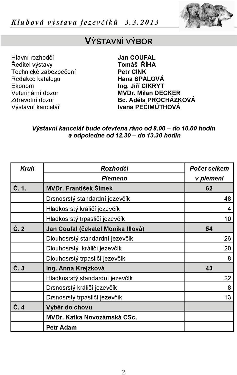 K l u b o v á v ý s t a v a j e z e v č í k ů - PDF Stažení zdarma