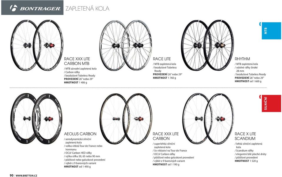 CARBON / aerodynamická silniční zapletená kola / volba vítězů Tour de France nebo Ironmanu / OCLV Carbon HED ráfky / výška ráfku 50, 65 nebo 90 mm / plášťové nebo galuskové provedení / výběr z 9