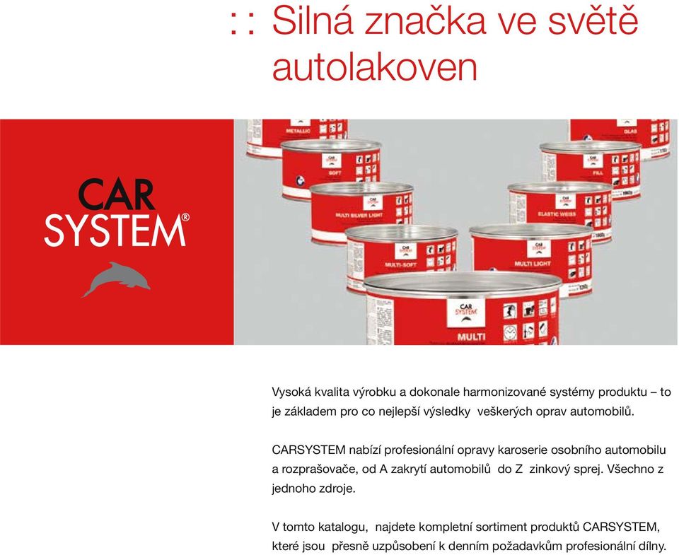 CARSYSTEM nabízí profesionální opravy karoserie osobního automobilu a rozprašovače, od A zakrytí automobilů do Z