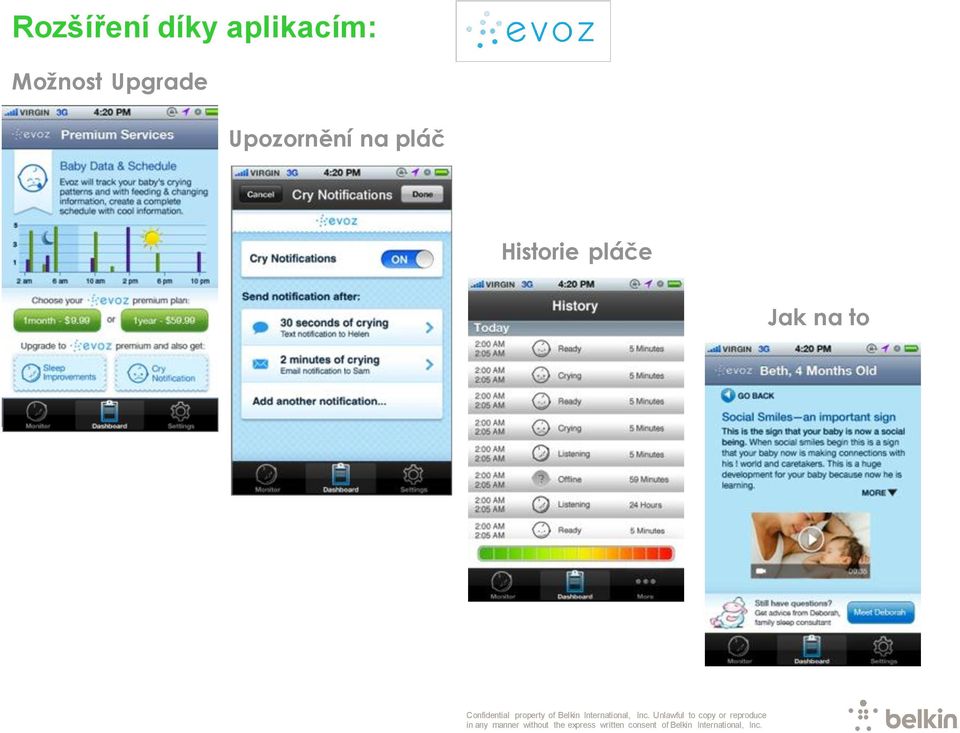 Upgrade Upozornění na