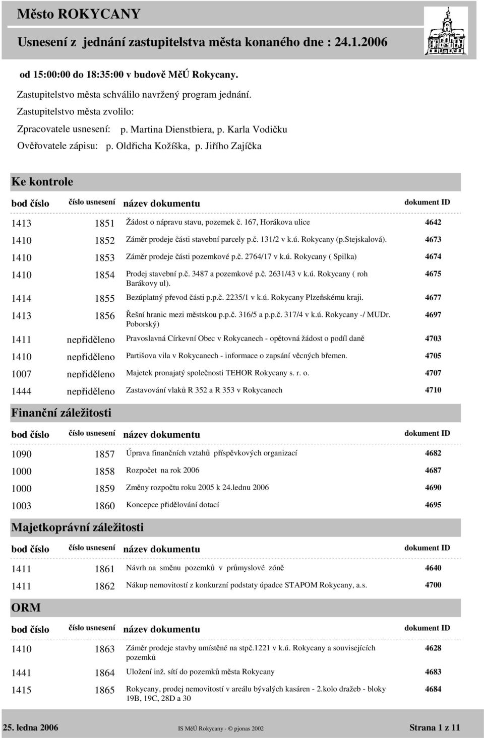 Jiřího Zajíčka bod číslo číslo usnesení název dokumentu dokument ID 1413 1851 1410 1852 1410 1853 1410 1854 1414 1855 1413 1856 1411 1410 1007 1444 Žádost o nápravu stavu, pozemek č.