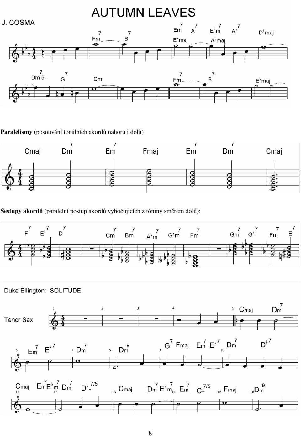 akordů (paralelní postup akordů