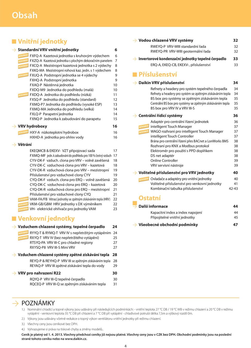 s 1 výdechem 8 FXUQ-A Podstropní jednotka se 4 výdechy 9 FXHQ-A Podstropní jednotka 9 FXAQ-P Nástěnná jednotka 10 FXDQ-M9 Jednotka do podhledu (malá) 10 FXDQ-A Jednotka do podhledu (nízká) 11 FXSQ-P