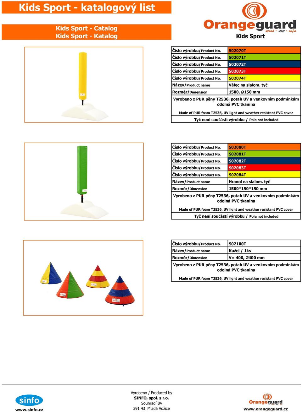 tyč 1500, Ø150 mm S02080T S02081T S02082T S02083T