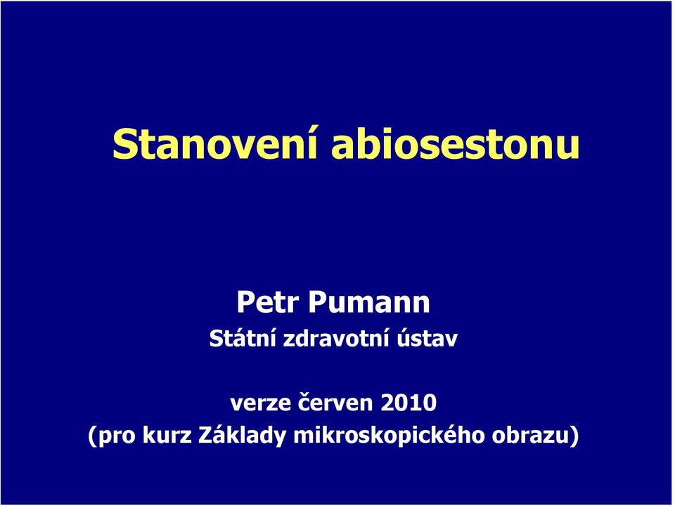 červen 2010 (pro kurz