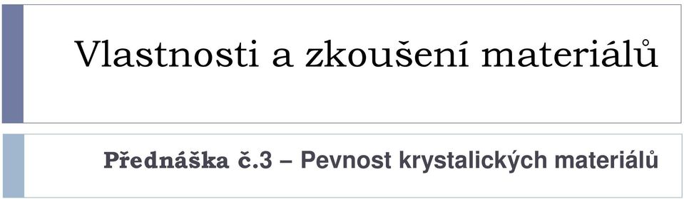 Přednáška č.