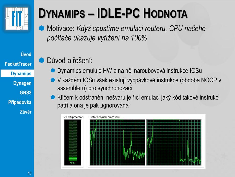 každém IOSu však existují vycpávkové instrukce (obdoba NOOP v assembleru) pro synchronozaci