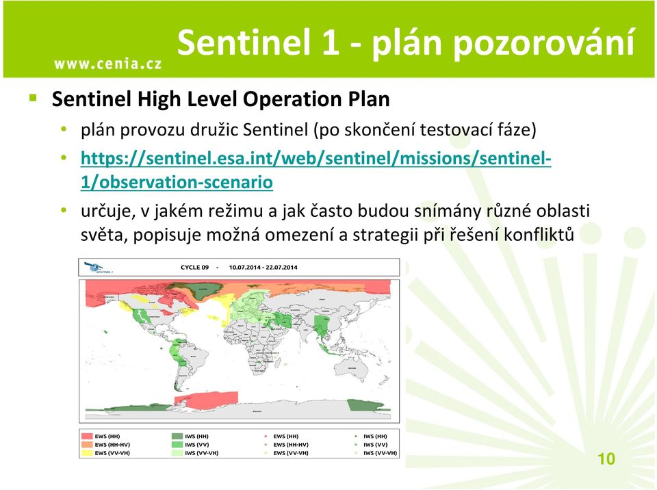 int/web/sentinel/missions/sentinel- 1/observation-scenario určuje, v jakém režimu